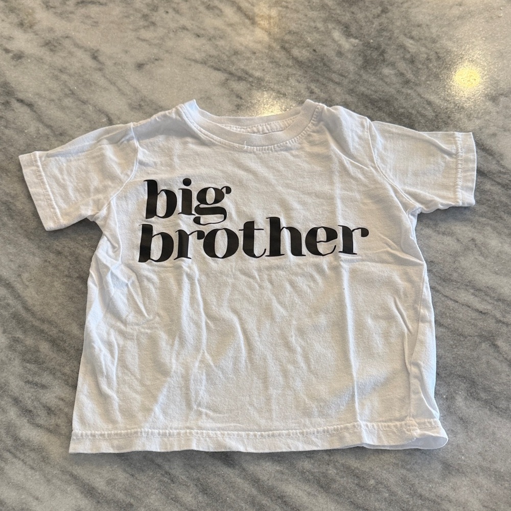 Big Brother White Kids T-Shirt